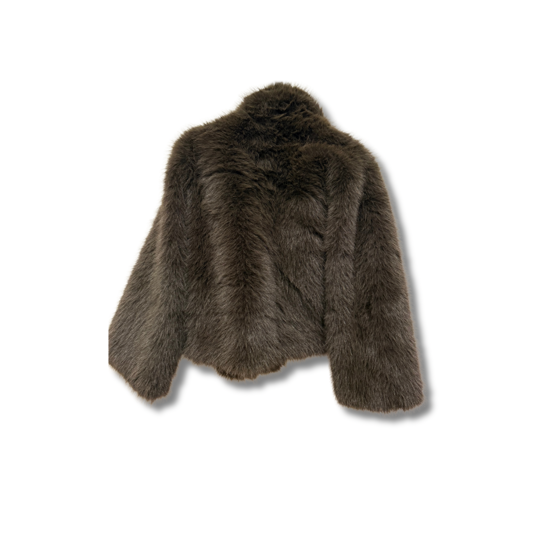 Eco Pelliccia Bear | Marrone Scuro
