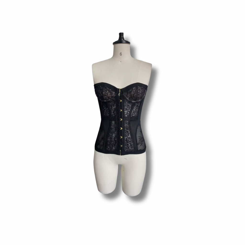 Corsetto Romantica | Nero
